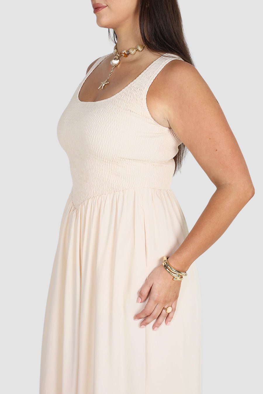 MYRI DRESS VANILLA - Fayt The Label