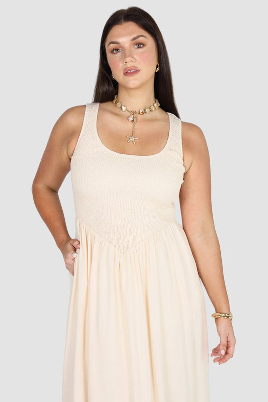 MYRI DRESS VANILLA - Fayt The Label