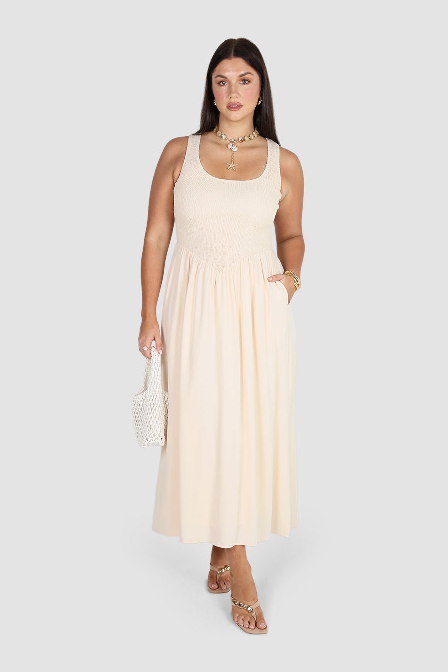 MYRI DRESS VANILLA - Fayt The Label