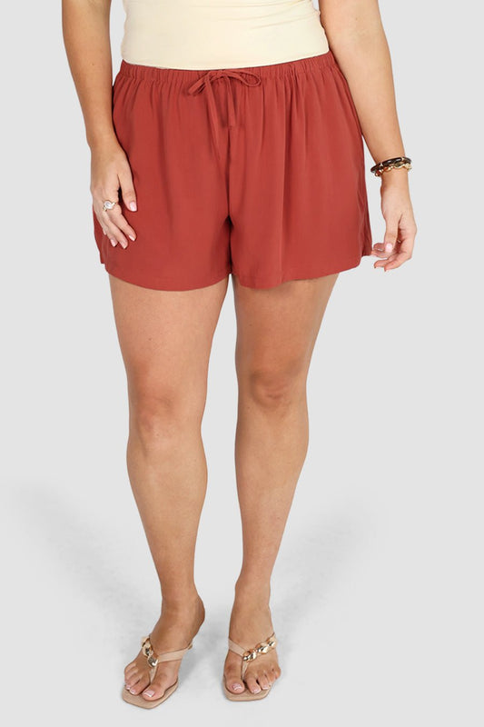 NARA SHORT TERRACOTTA - Fayt The Label