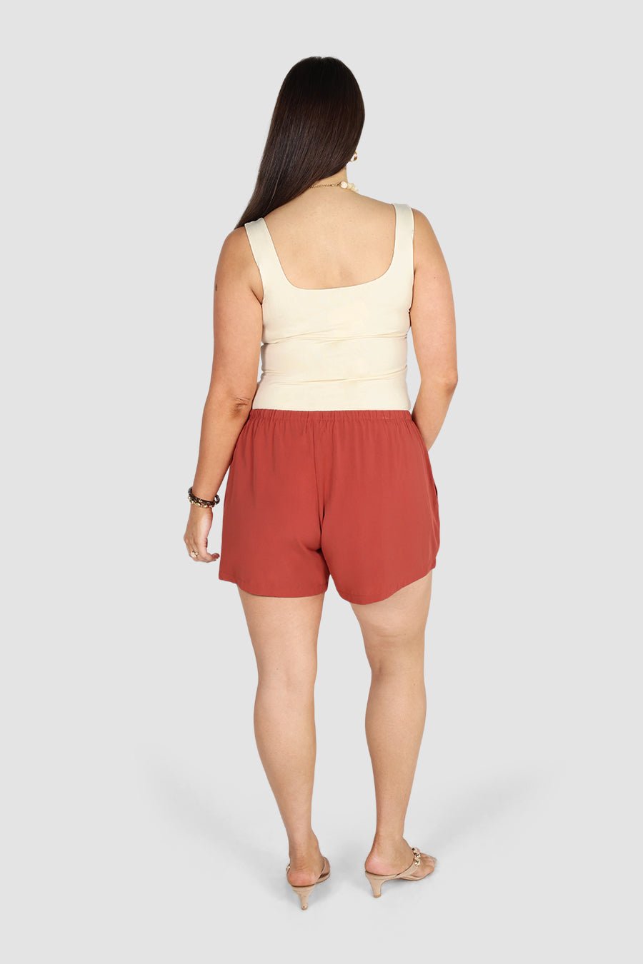 NARA SHORT TERRACOTTA - Fayt The Label