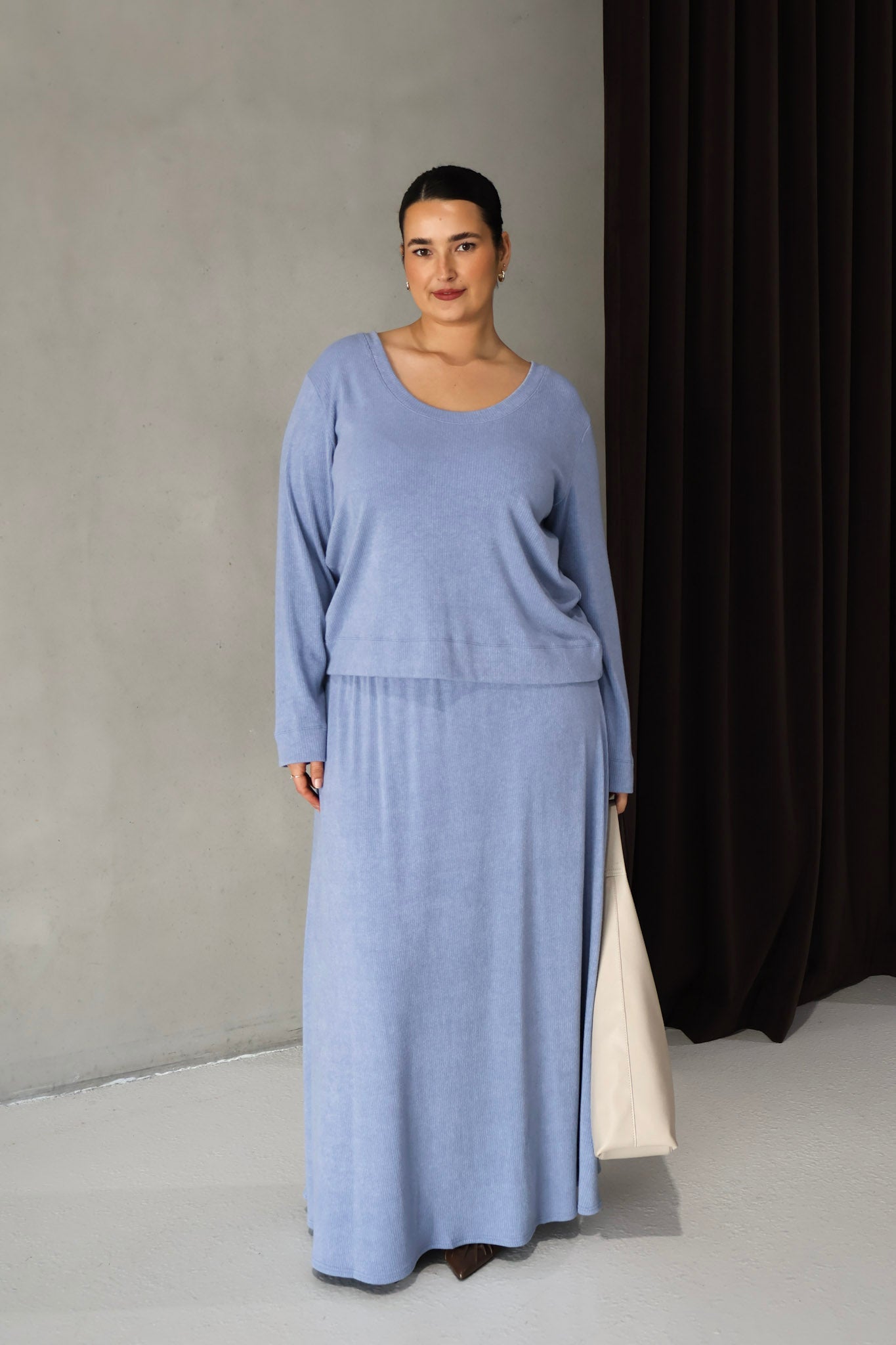 NEXA SKIRT BLUE - Fayt The Label