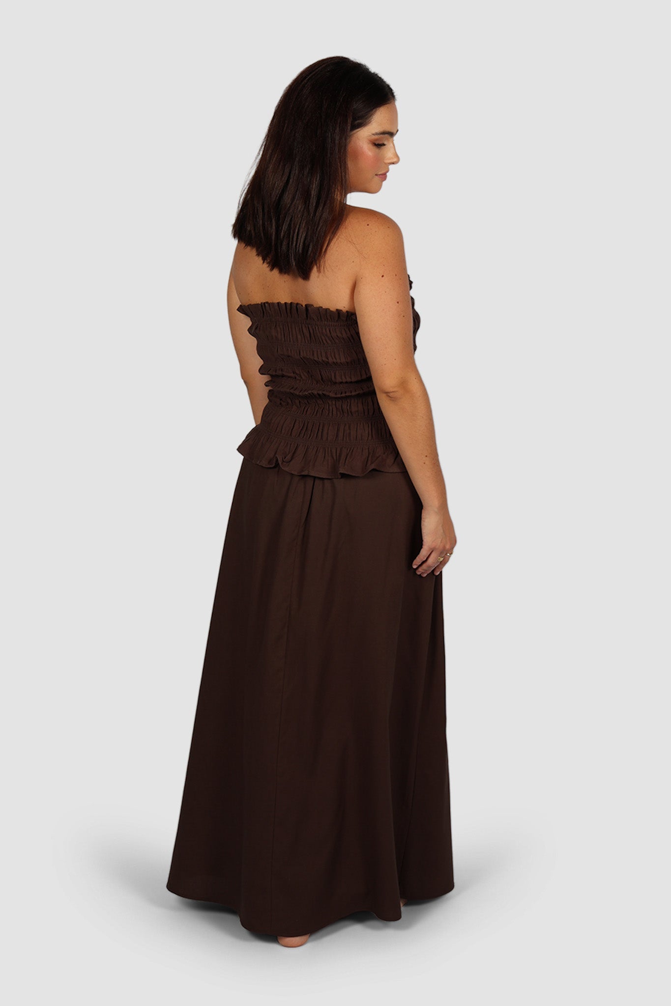 NIA SKIRT ESPRESSO - Fayt The Label