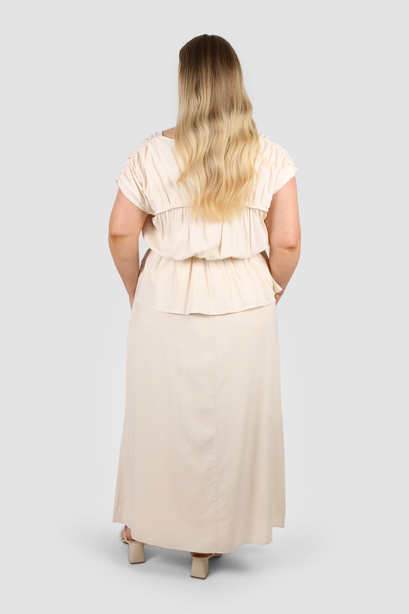 NIA SKIRT NEUTRAL - Fayt The Label