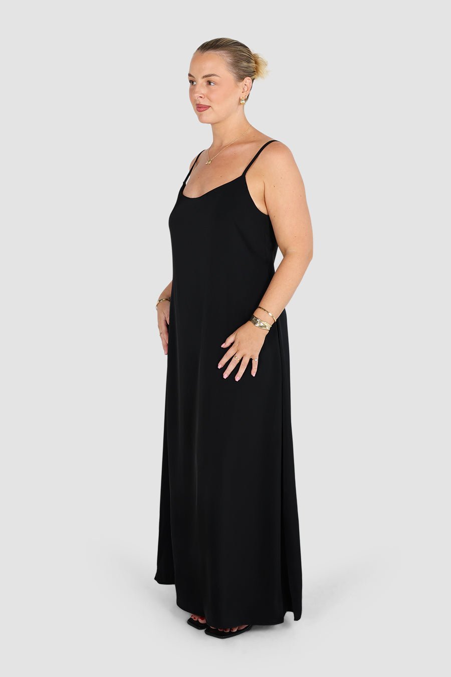 NINA DRESS BLACK - Fayt The Label