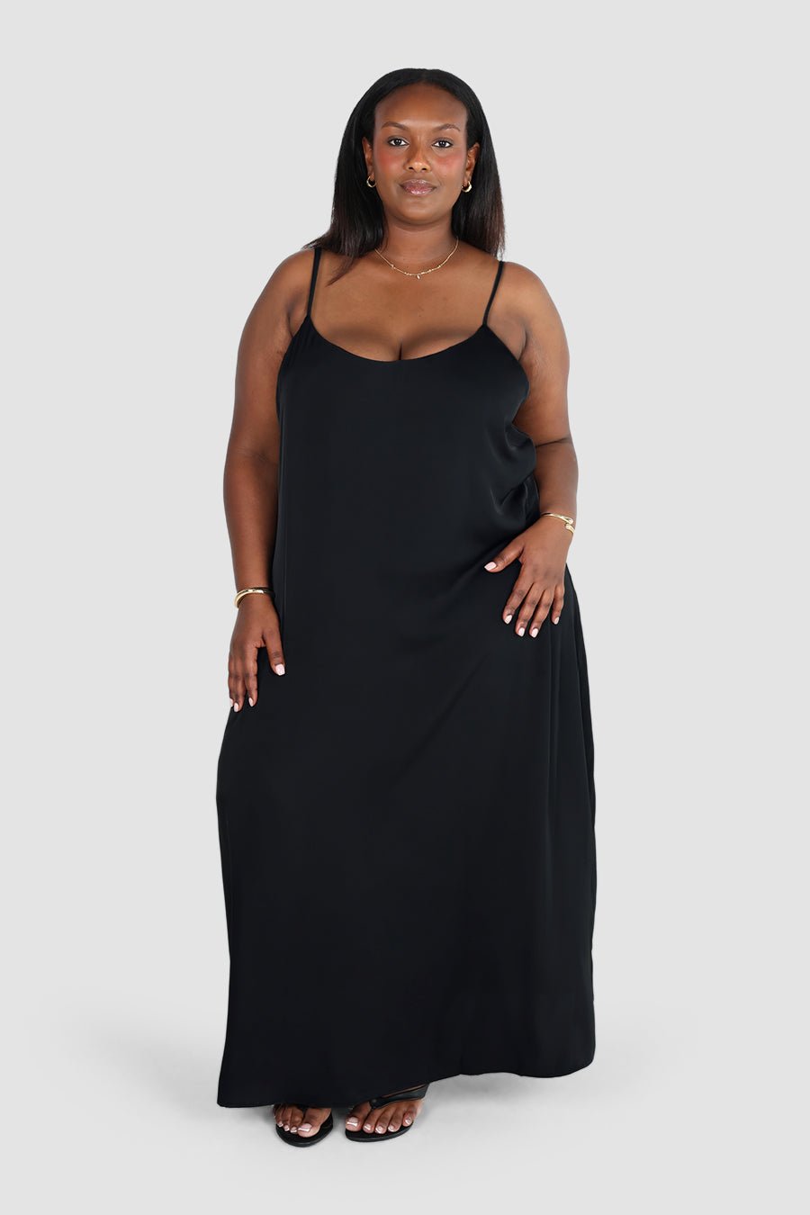NINA DRESS BLACK - Fayt The Label