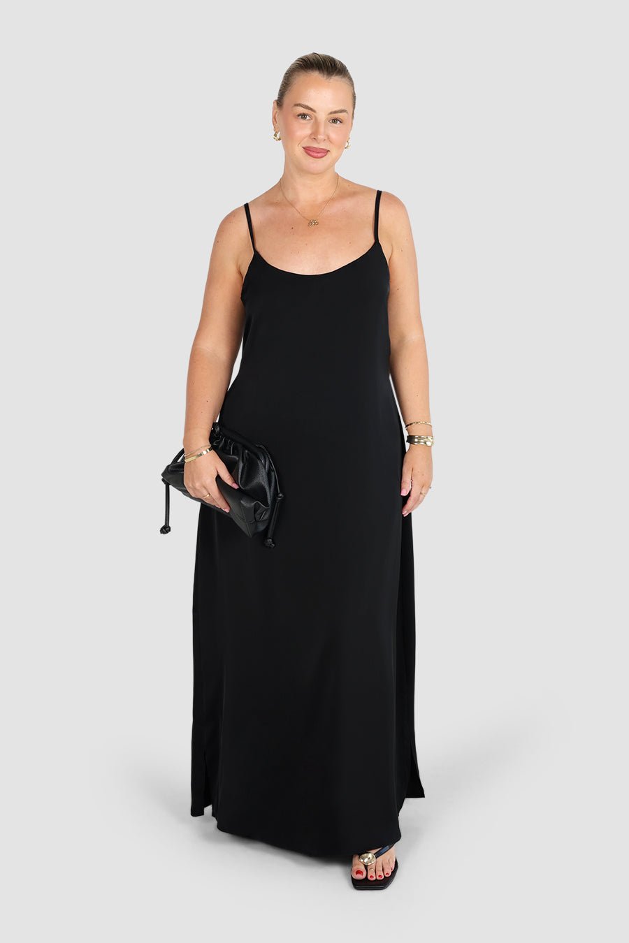 NINA DRESS BLACK - Fayt The Label