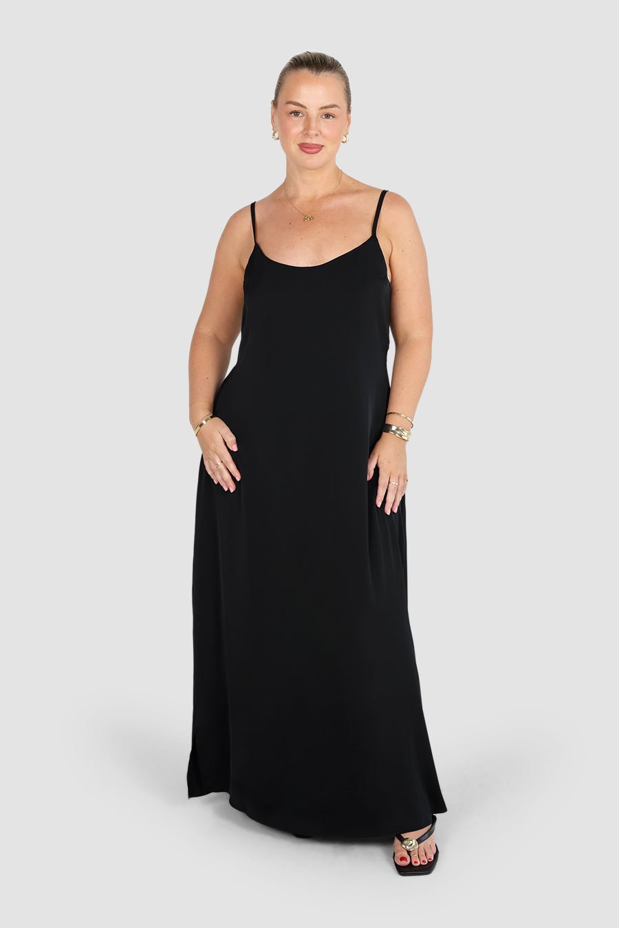 NINA DRESS BLACK - Fayt The Label