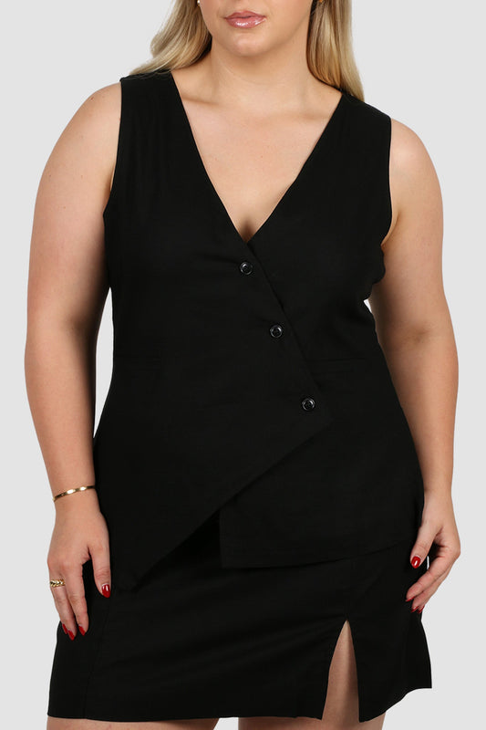 NIXIE TOP BLACK - Fayt The Label