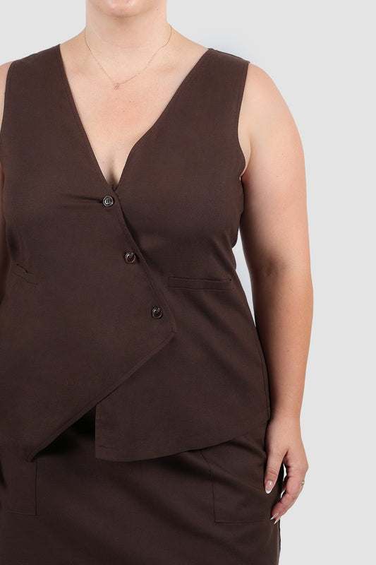 NIXIE TOP ESPRESSO - Fayt The Label