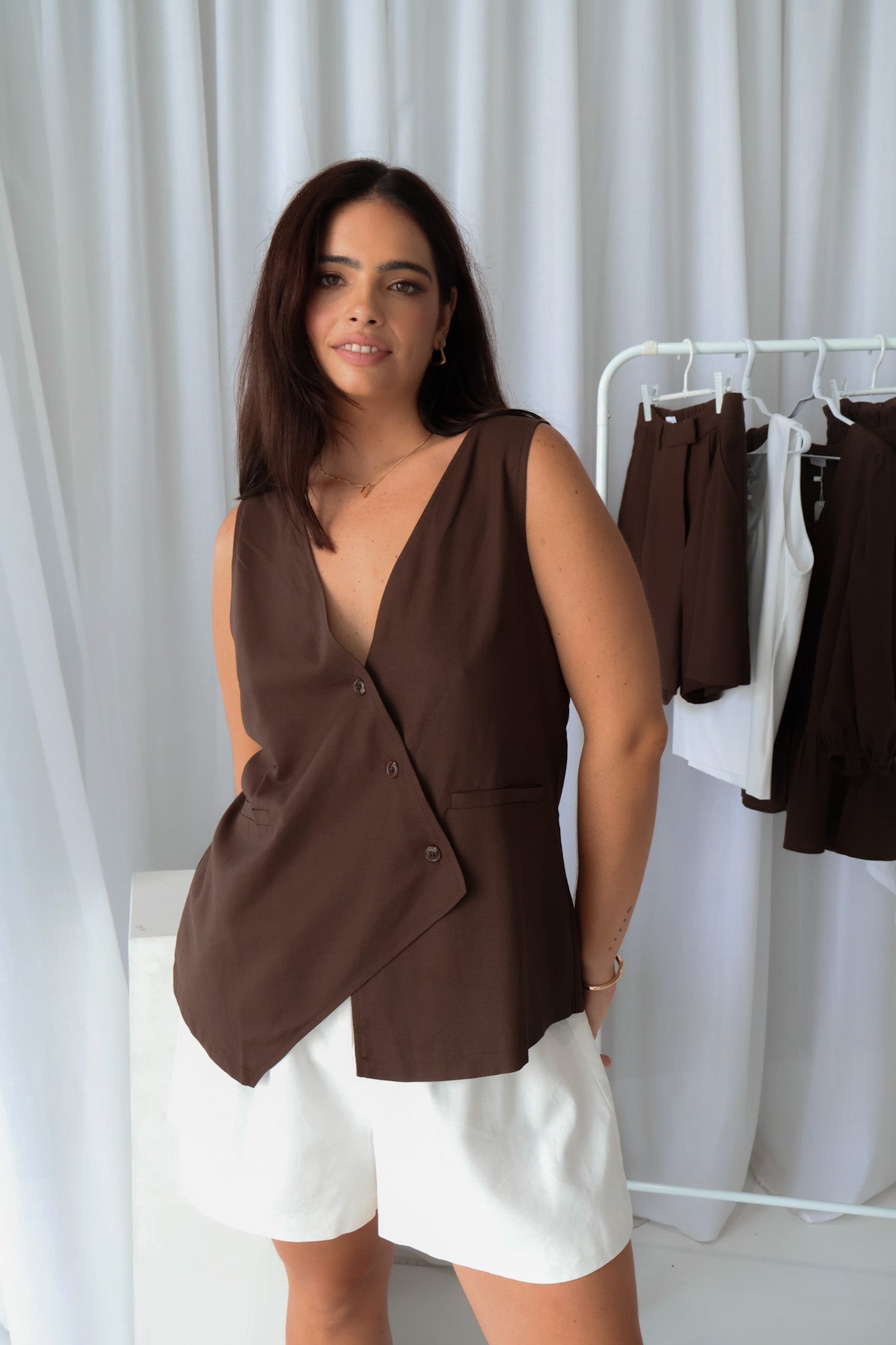 NIXIE TOP ESPRESSO - Fayt The Label