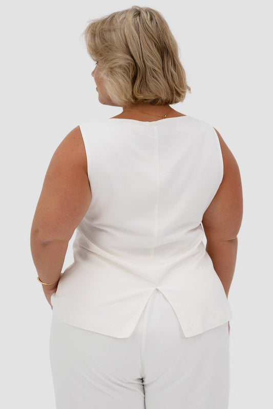 NIXIE TOP WHITE - Fayt The Label