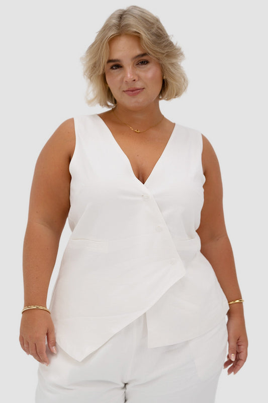 NIXIE TOP WHITE - Fayt The Label