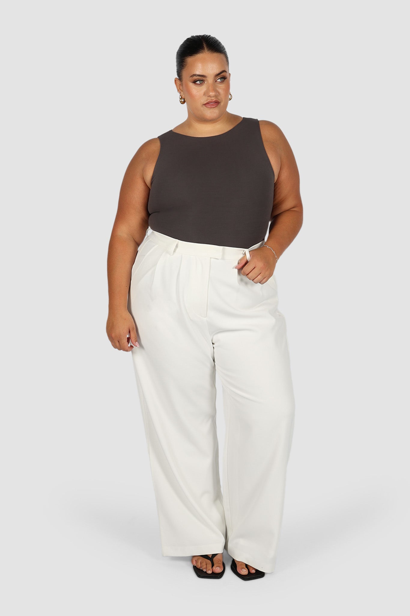 NOLA TOP CHARCOAL - Fayt The Label