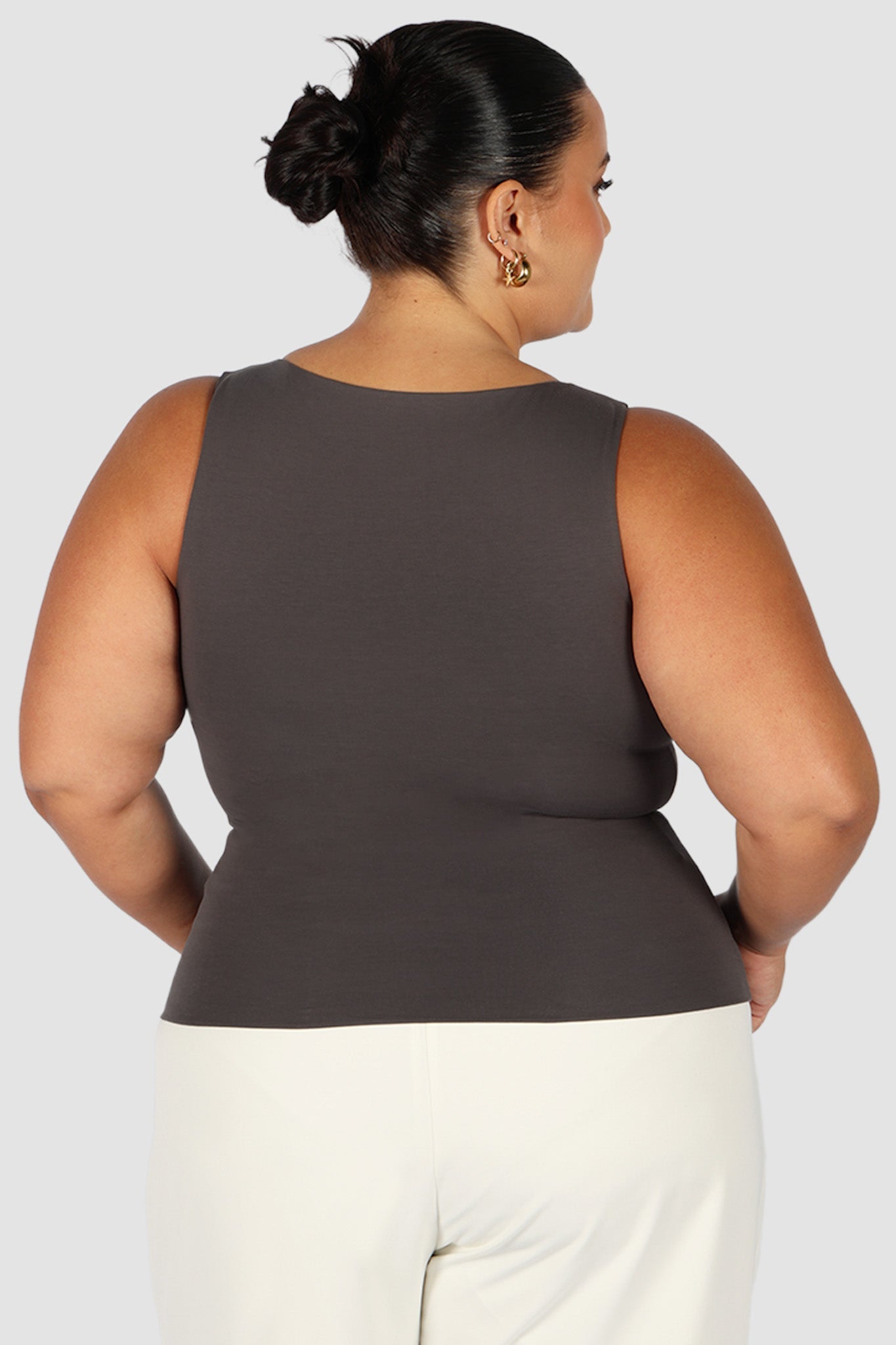 NOLA TOP CHARCOAL - Fayt The Label