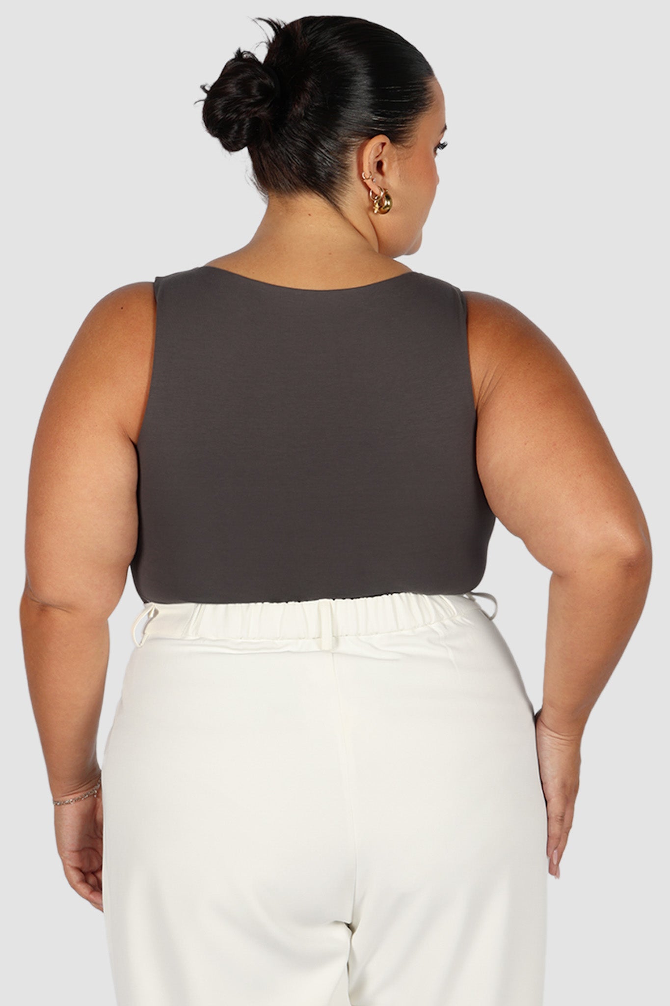NOLA TOP CHARCOAL - Fayt The Label
