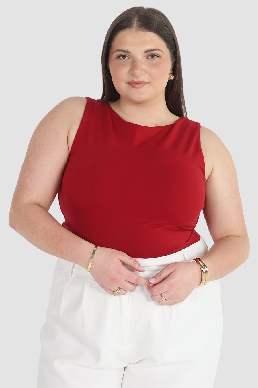 NOLA TOP CHERRY - Fayt The Label