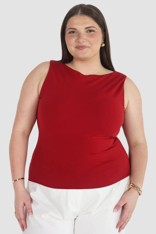 NOLA TOP CHERRY - Fayt The Label