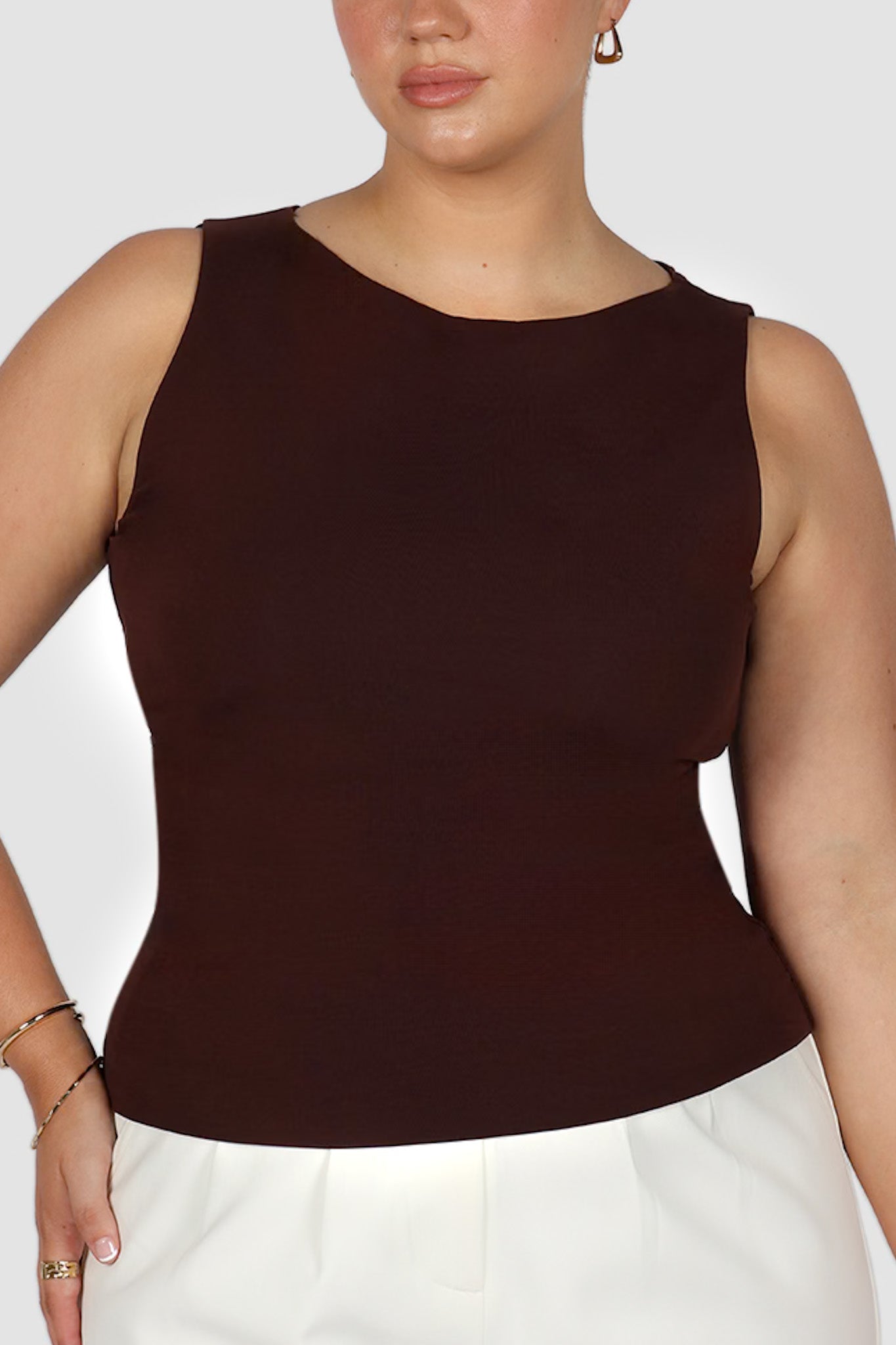 NOLA TOP CHOCOLATE - Fayt The Label