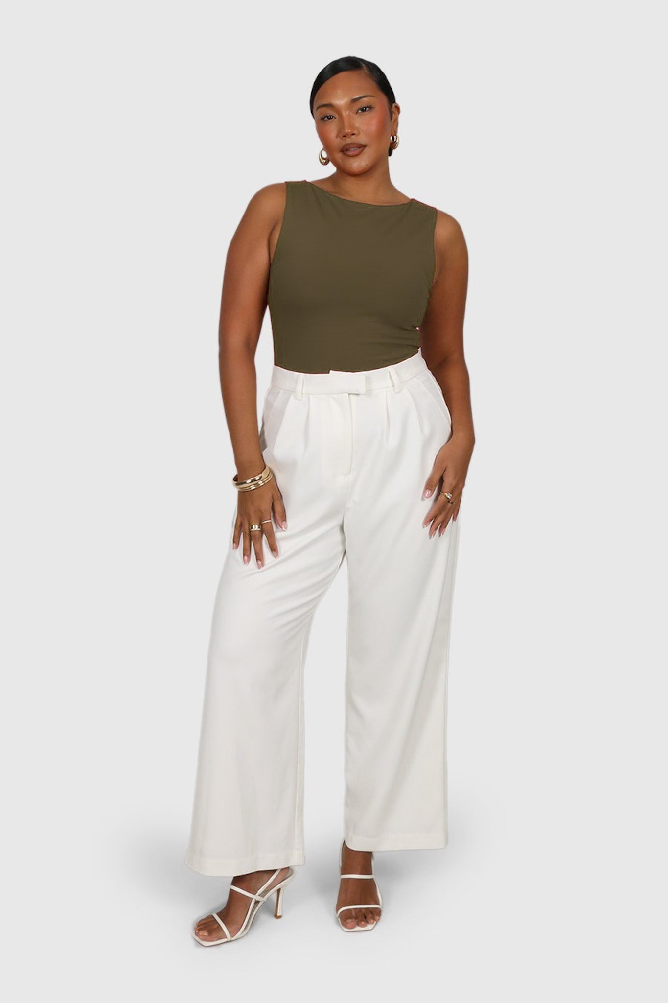 NOLA TOP OLIVE - Fayt The Label