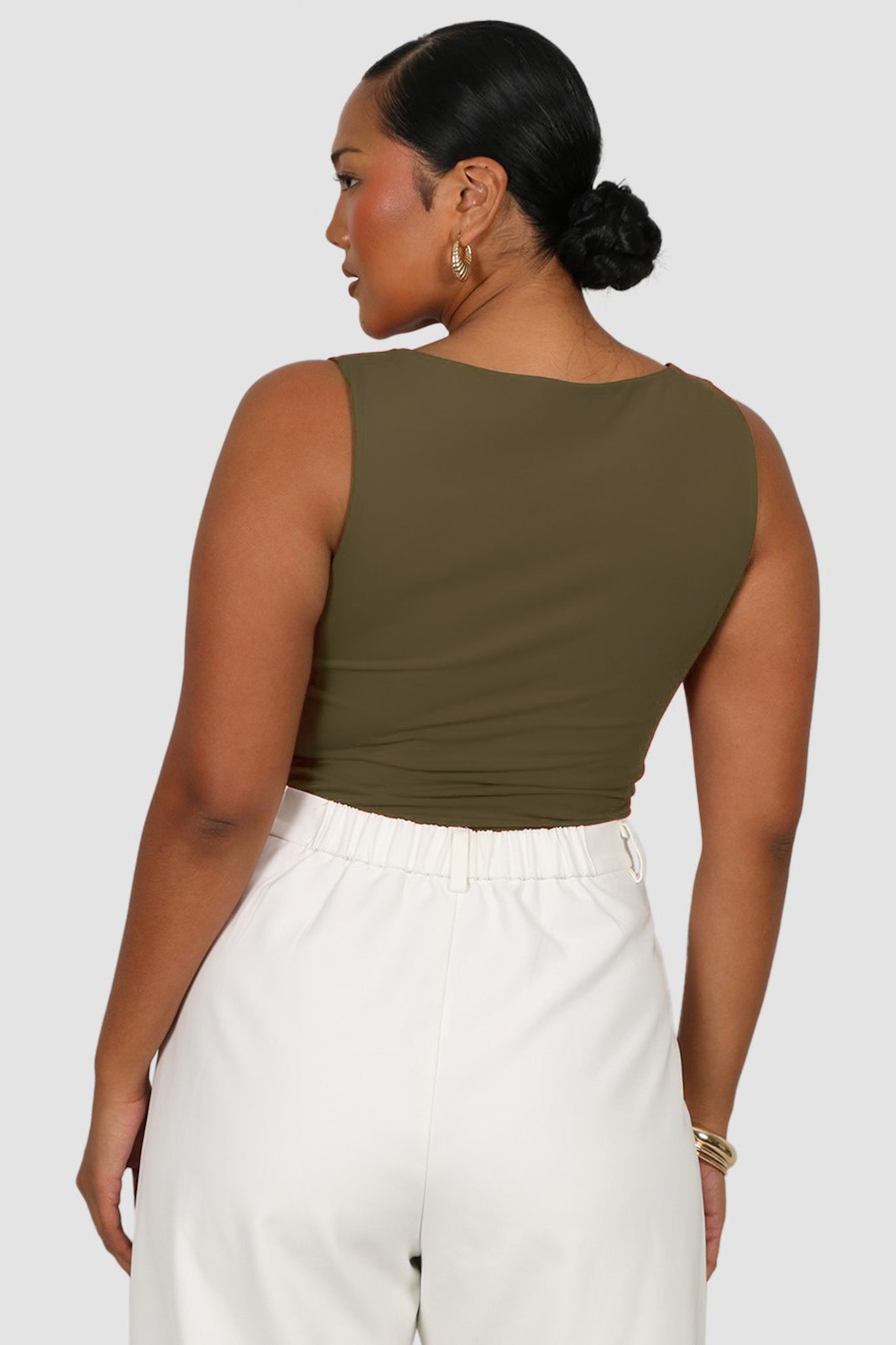 NOLA TOP OLIVE - Fayt The Label