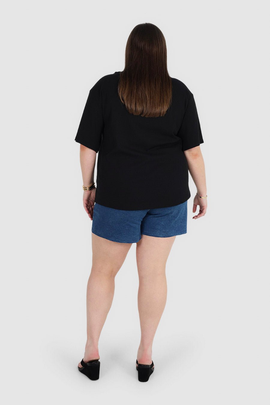 NOLYN RIB TEE BLACK - Fayt The Label