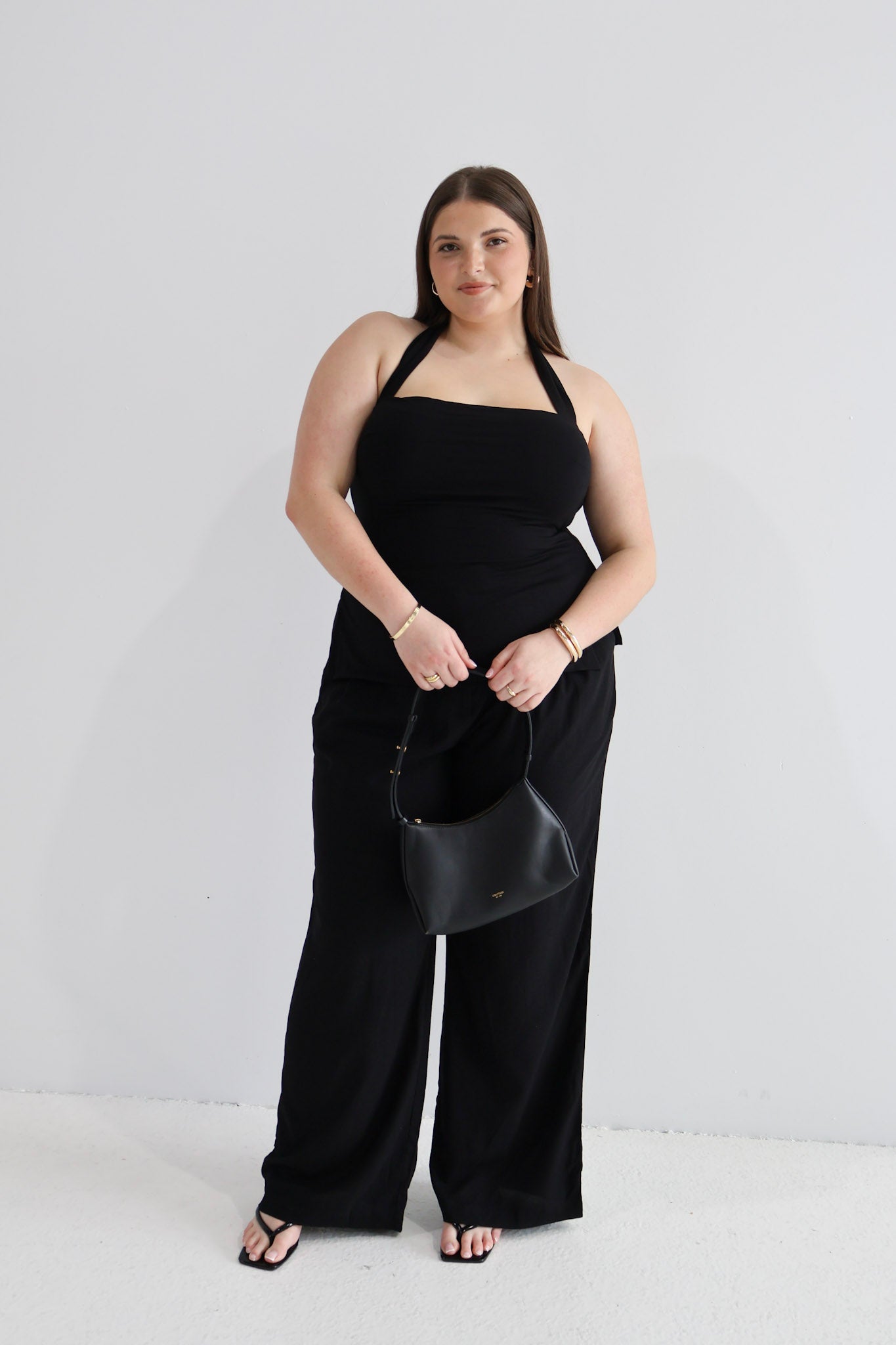 OVIE HALTER TOP BLACK - Fayt The Label