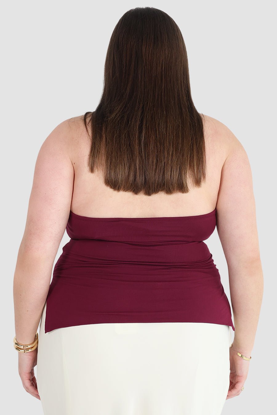 OVIE HALTER TOP MERLOT - Fayt The Label