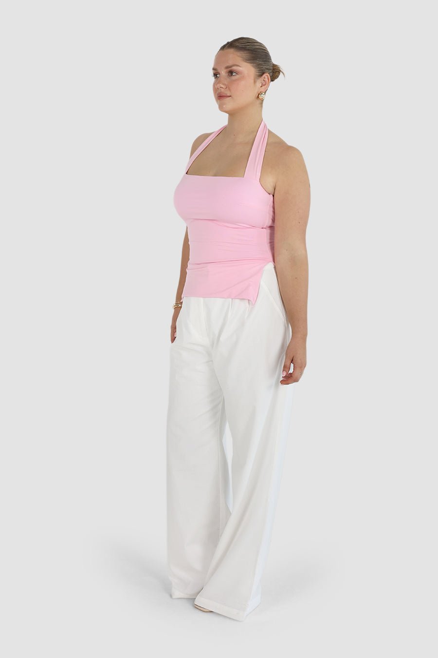 OVIE HALTER TOP PINK - Fayt The Label