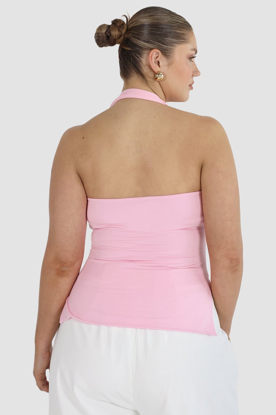 OVIE HALTER TOP PINK - Fayt The Label