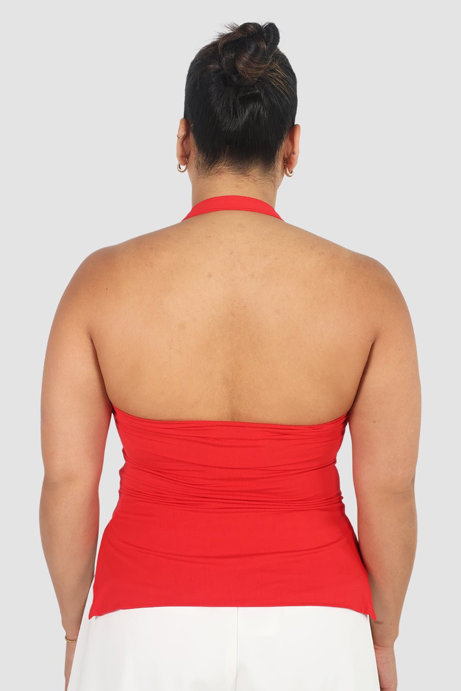 OVIE HALTER TOP RED - Fayt The Label