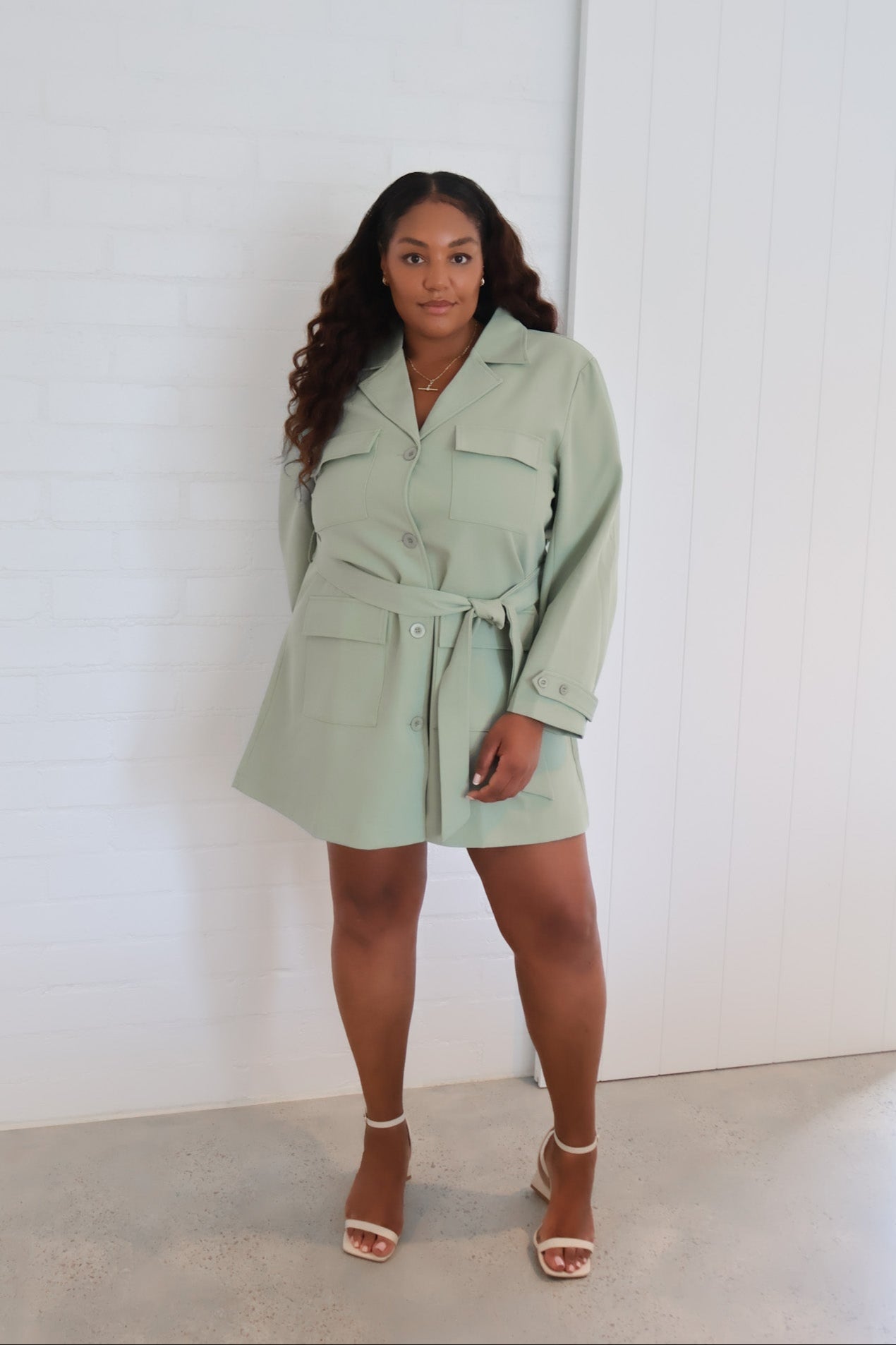 PAX DRESS GREEN Fayt The Label PAX DRESS GREEN Fayt The Label