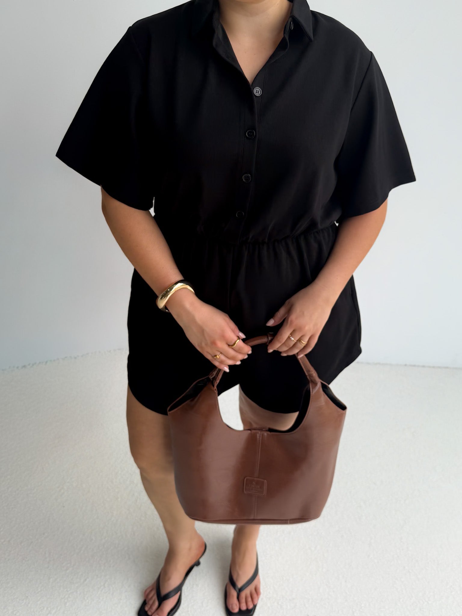 PENELOPE PLAYSUIT BLACK - Fayt The Label