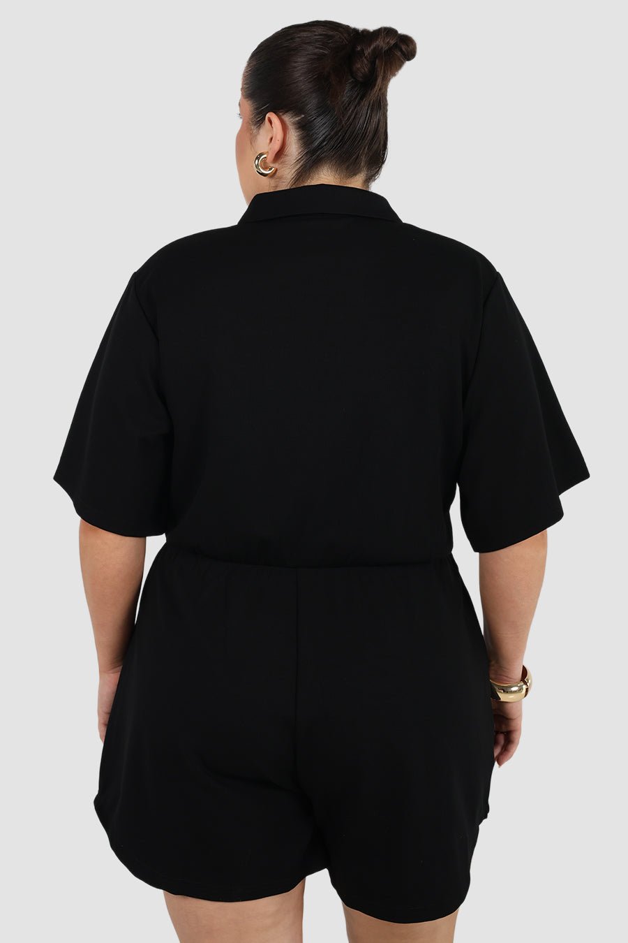 PENELOPE PLAYSUIT BLACK - Fayt The Label