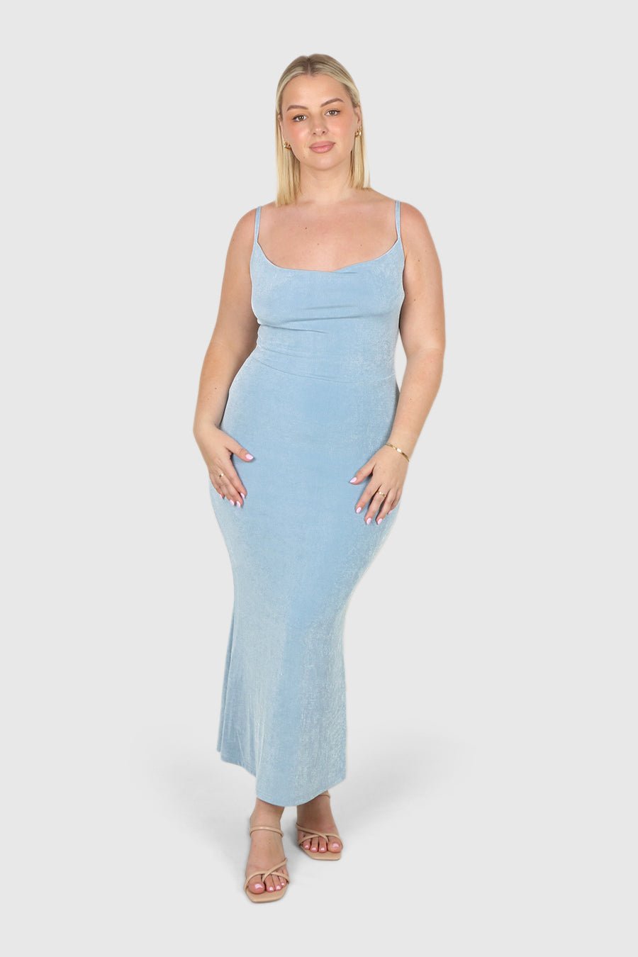 PERI DRESS SOFT BLUE Fayt The Label PERI DRESS SOFT BLUE Fayt The Label