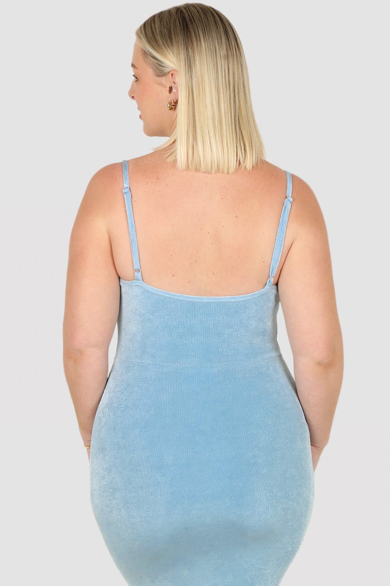 PERI DRESS SOFT BLUE - Fayt The Label