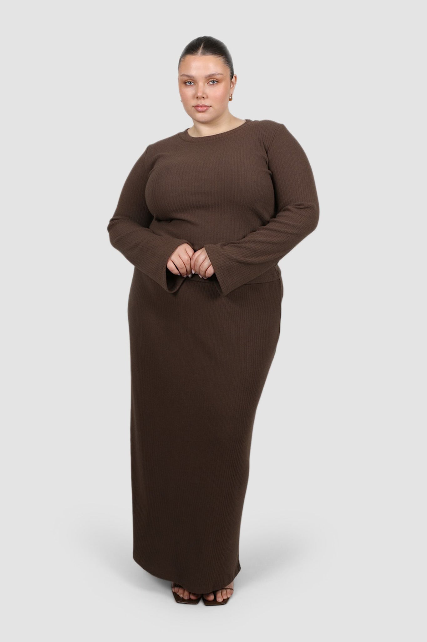 PETRA SKIRT COCOA - Fayt The Label