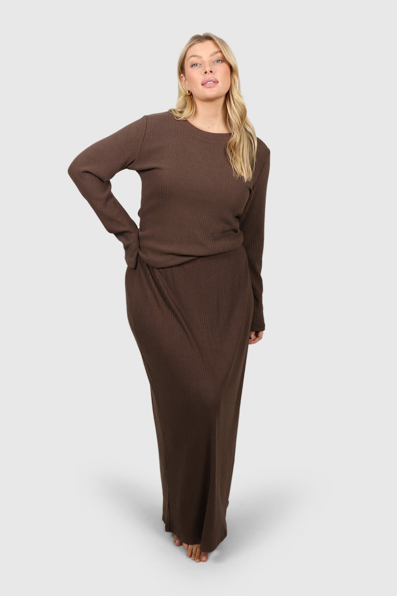 PETRA SKIRT COCOA - Fayt The Label