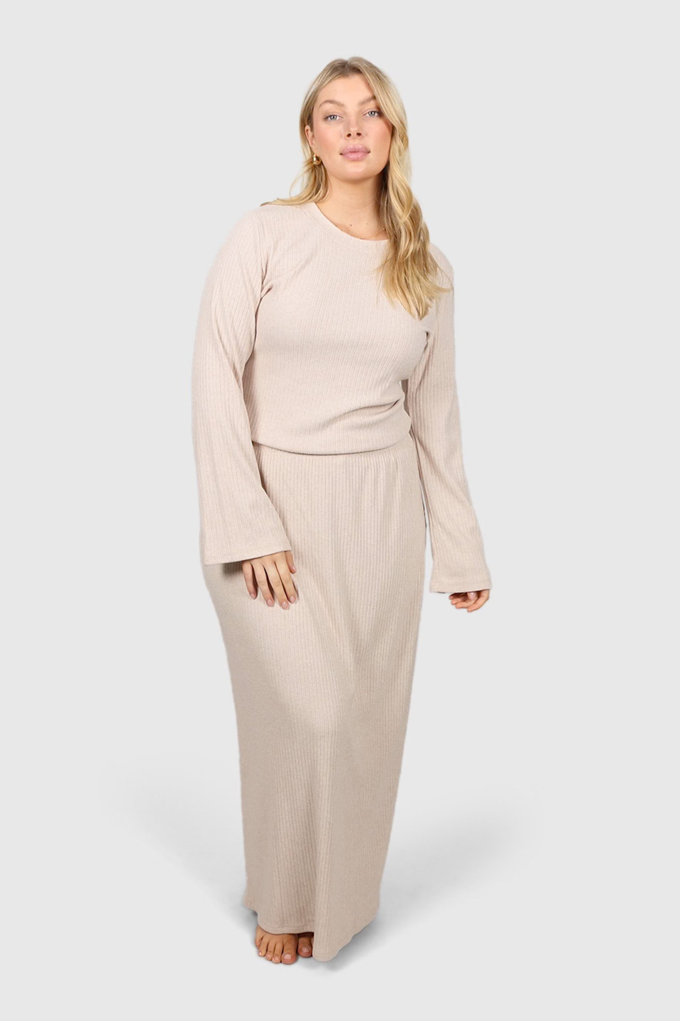 PETRA SKIRT OAT - Fayt The Label