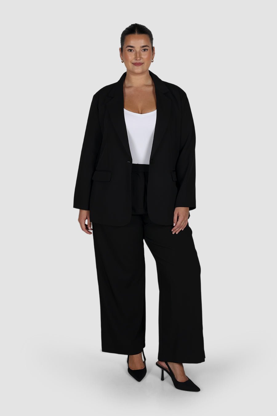 PORSCHA BLAZER BLACK - Fayt The Label