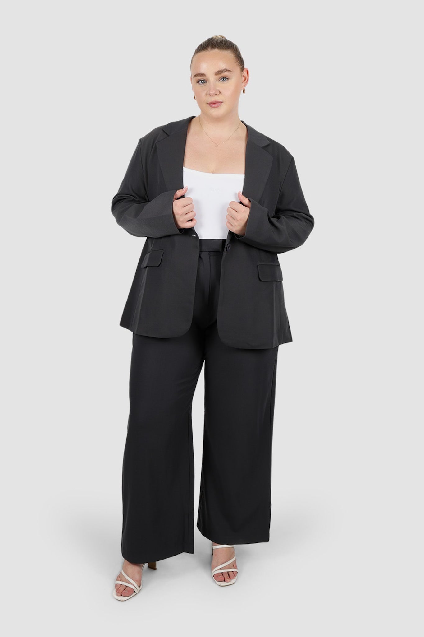 PORSCHA BLAZER CHARCOAL - Fayt The Label