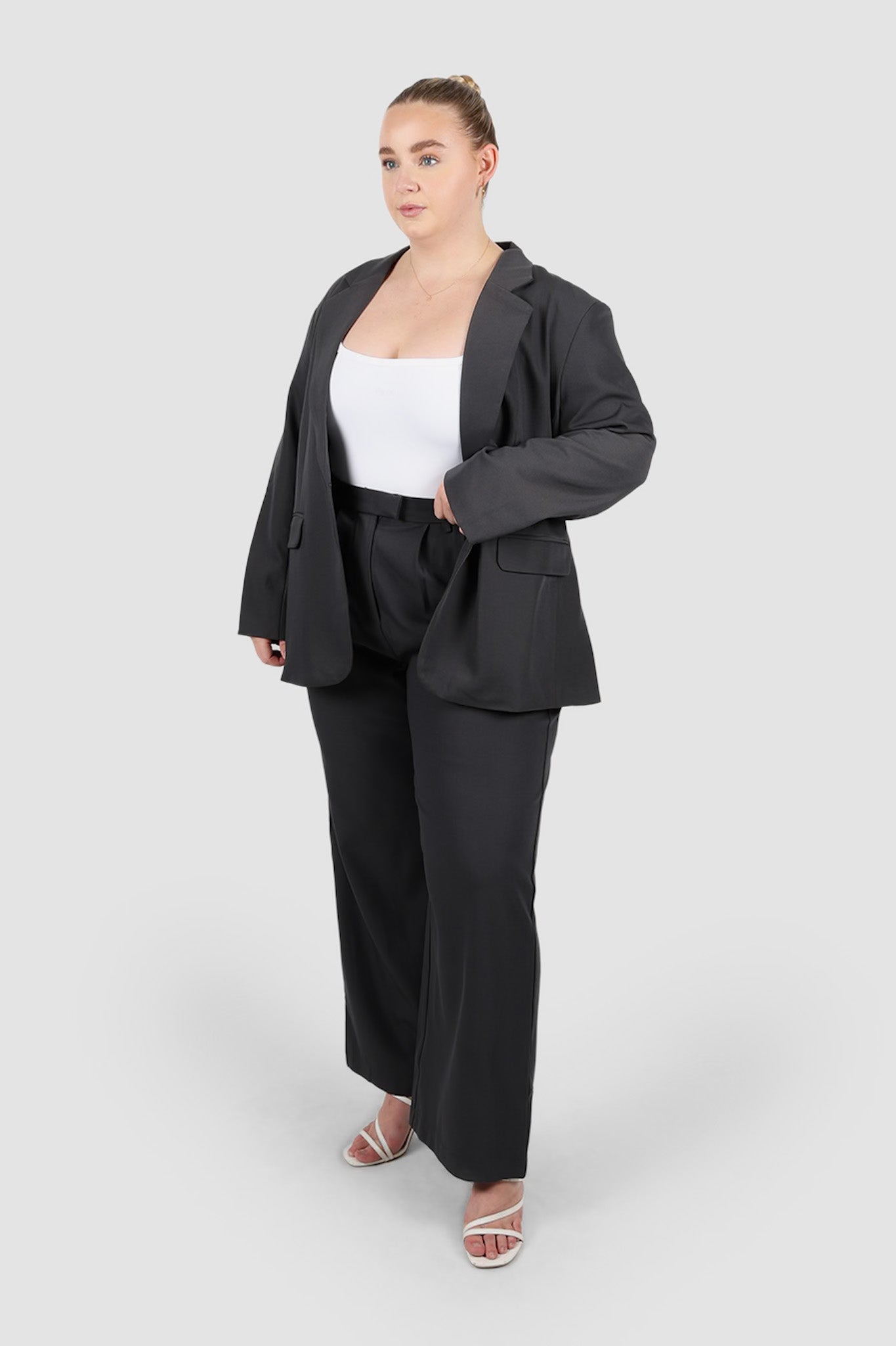 PORSCHA BLAZER CHARCOAL - Fayt The Label