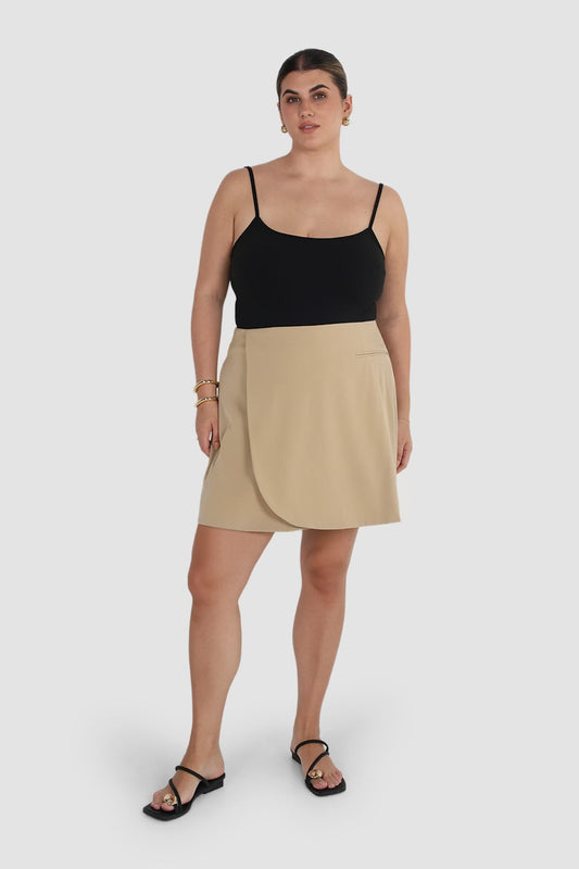 PORTER SKIRT COFFEE - Fayt The Label