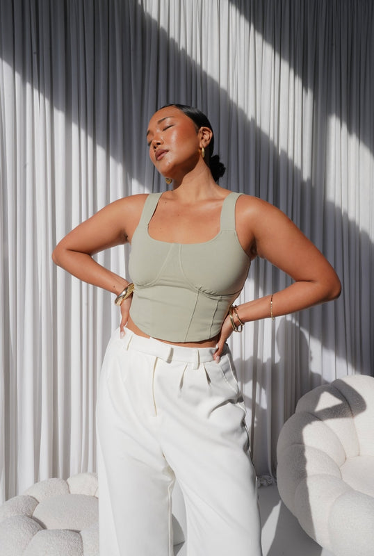 RATA TOP SAGE - Fayt The Label