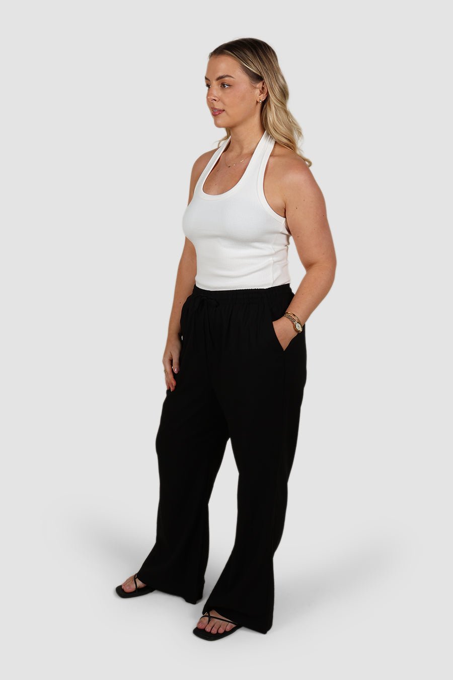 RAYA PANTS BLACK - Fayt The Label