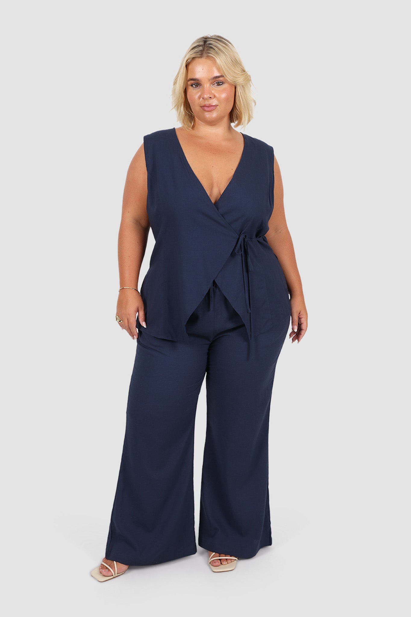 RAYA PANTS NAVY - Fayt The Label