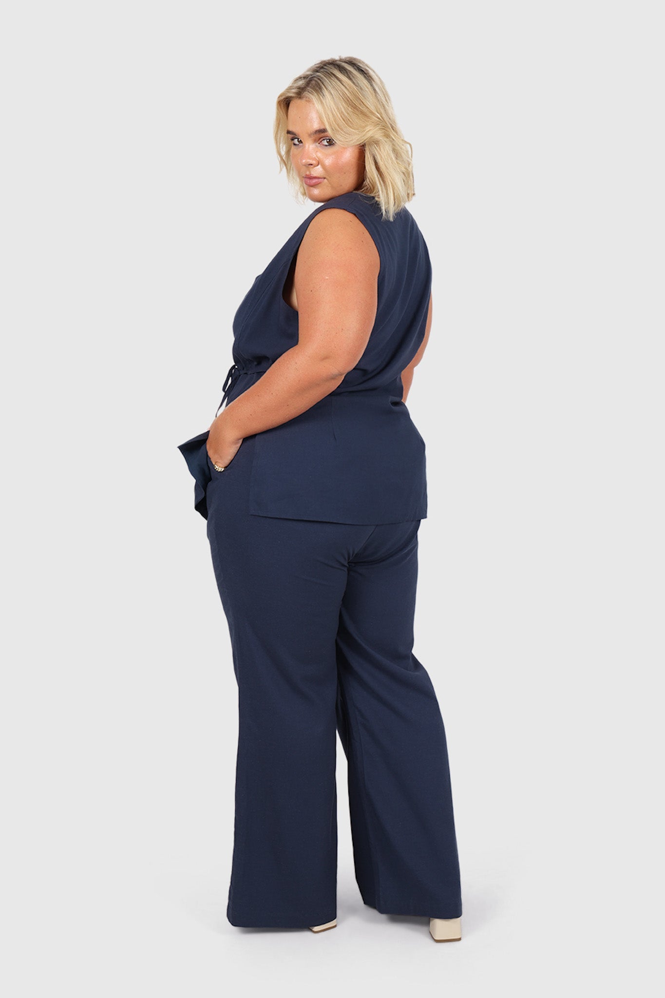RAYA PANTS NAVY - Fayt The Label
