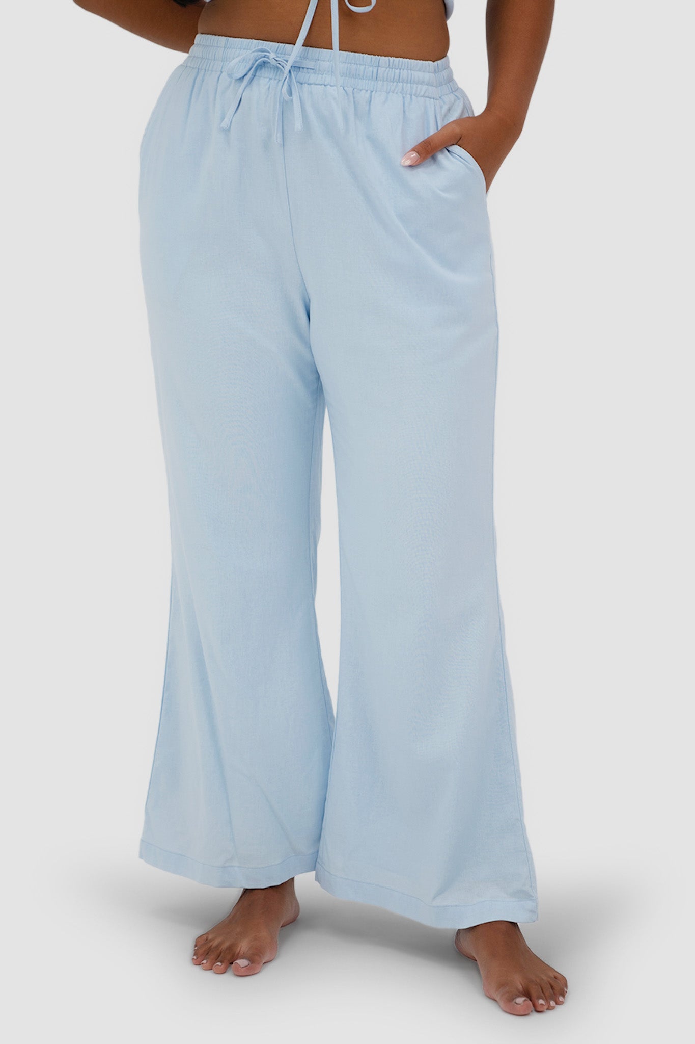 RAYA PANTS SOFT BLUE - Fayt The Label