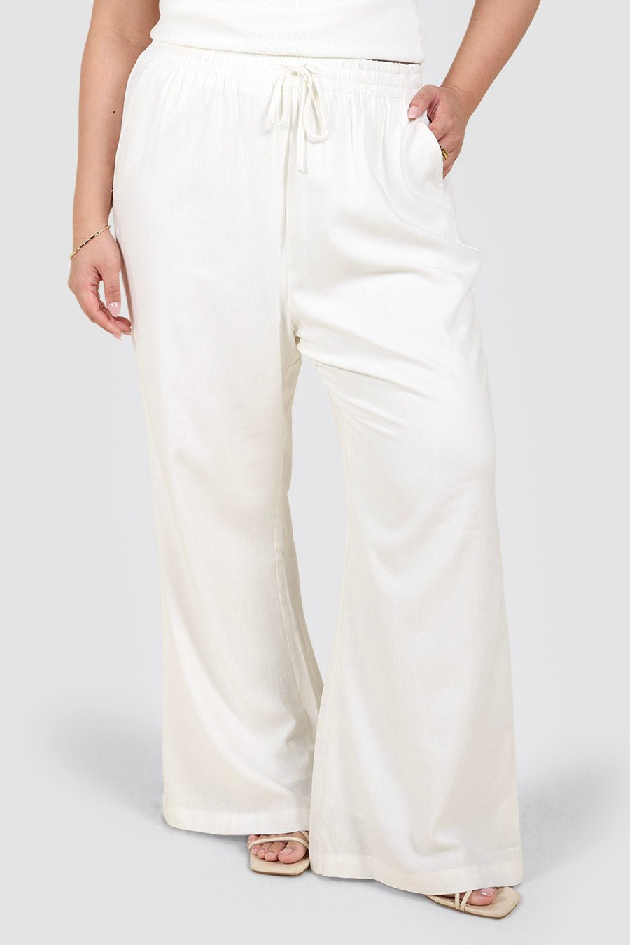 RAYA PANTS WHITE - Fayt The Label