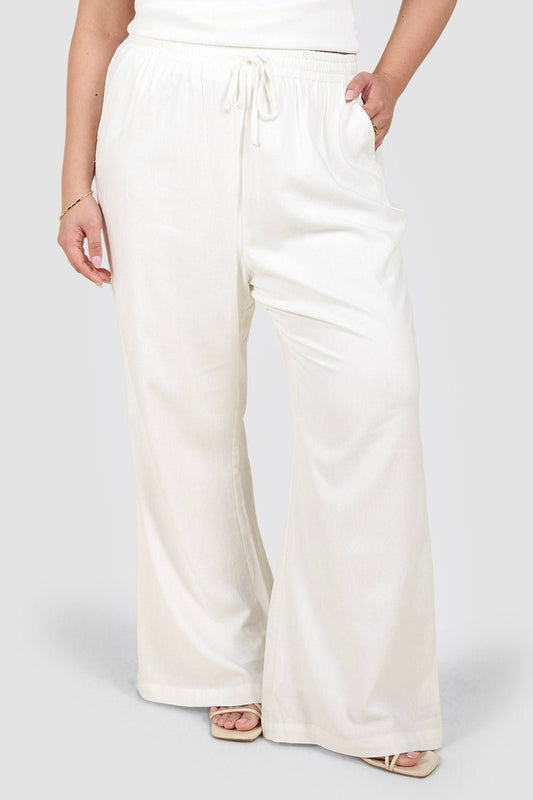 RAYA PANTS WHITE - Fayt The Label
